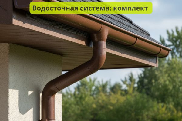 Водосточная система комплект фото